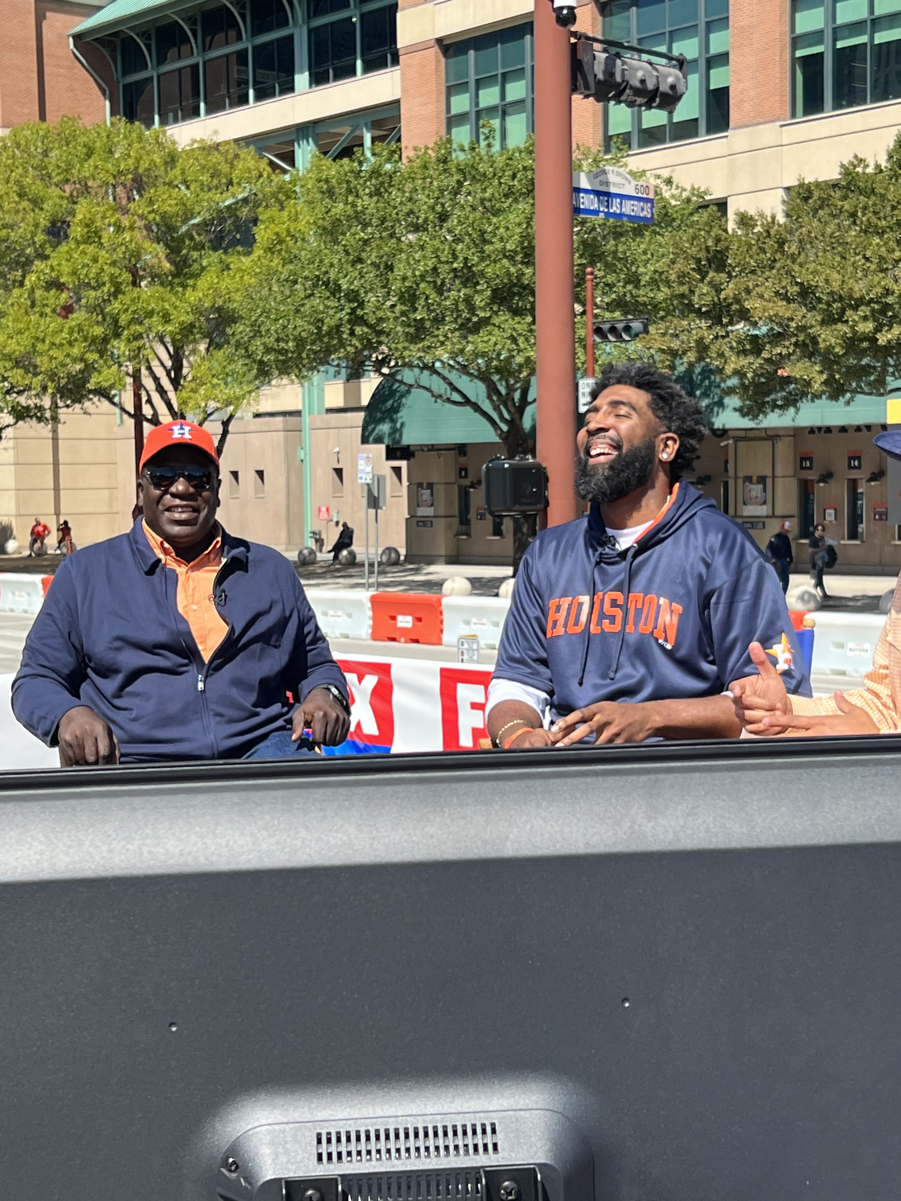 Derrick with Isiah Carey